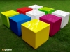 Cube seating and tables