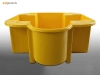 One IBC spill pallet spill containment in yellow by Sui Generis