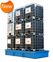 Store up to 9 IBC's.