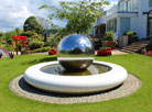 Water Feature at Uri Geller Thames side home