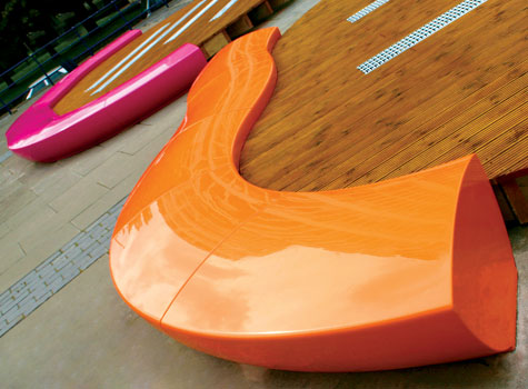 11. GRP Moulded Seating & Furniture.