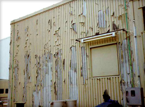 10. Cladding before cleaning