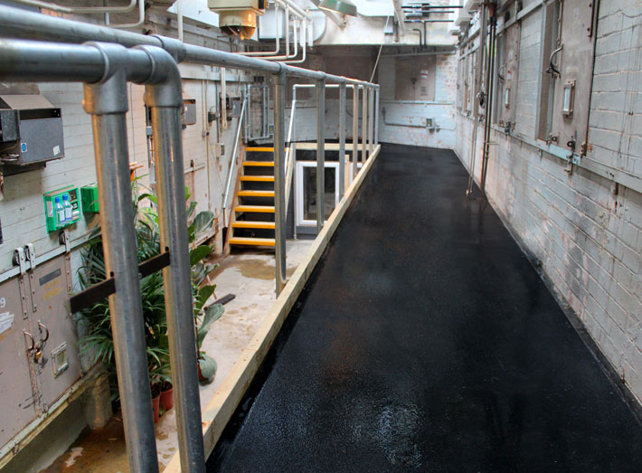 1. Anti-slip flooring ensures good health safety and best working practices at ZSL London Zoo.