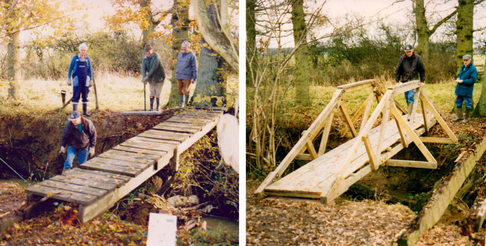 Repair, maintain and in this case build a new bridge, on public footpaths in the East Sussex area.