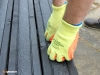 Anti-slip decking strips make slippery decks safer.