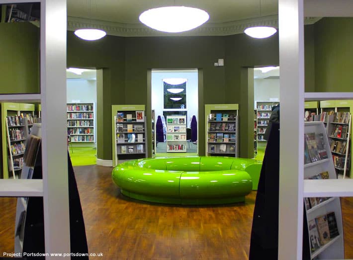 Christchurch Library Dorset – GeoMet Halo Seating