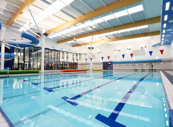 County Durham Leisure Centre – GeoMet Serpentine Seating