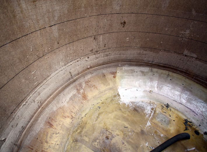 FRP Lining and Repairs to an Underground Effluent Tank