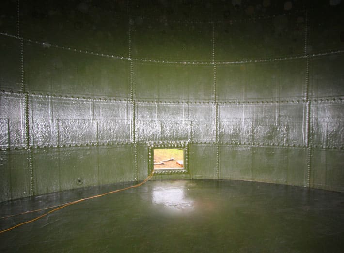 FRP Lining with Resin Coat and Manway Integration