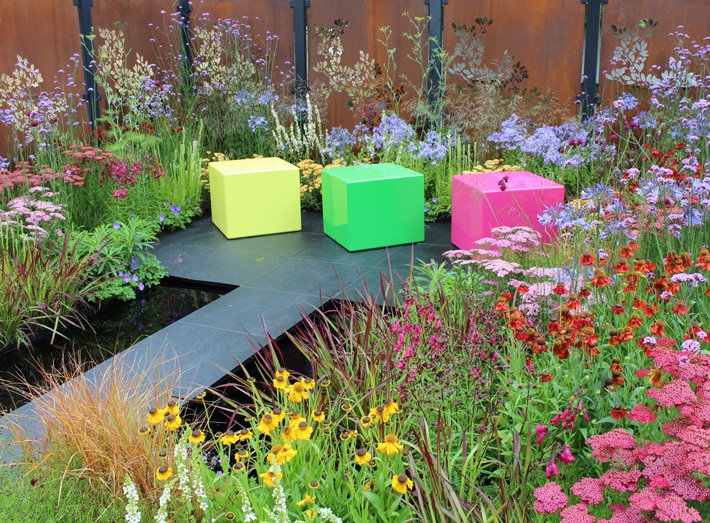 RHS Hampton Court Flower Show – GeoMet Cube Seating