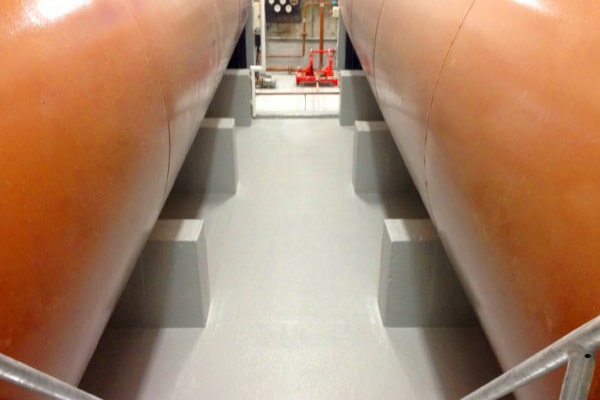 FRP Lining of Generator Bund Wall and Floors, Trench Runs, Pipe and Cable Areas