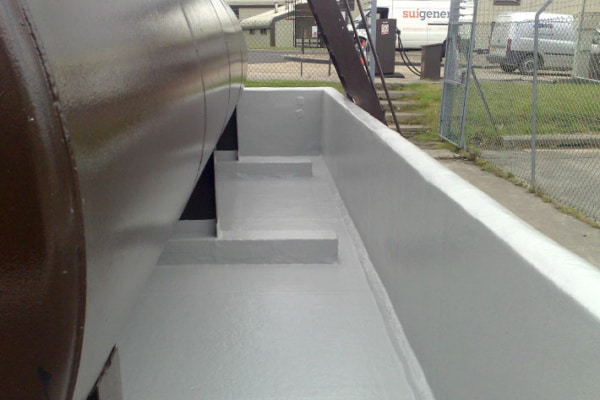 Effective Protection of a Concrete Tank Bund with a FRP Lining