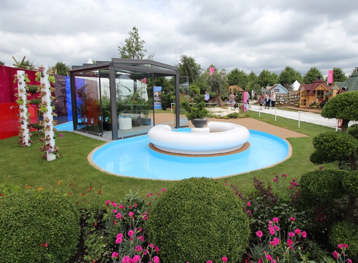 RHS Hampton Court Flower Show &#8211; GeoMet Halo Seating
