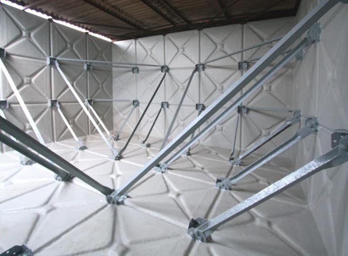 Sectional Tank Repair Lining for Pigment Manufacturer