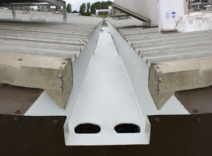 Industrial Roof Gutter Lining for a Food Manufacturer