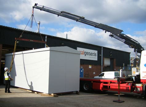 FRP Containerised Plant Room for Tesco