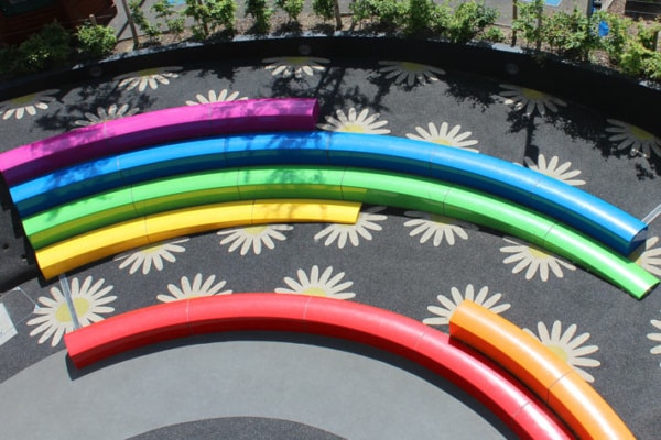Amphitheatre seating brings everyone together at Emmanuel C of E Primary School
