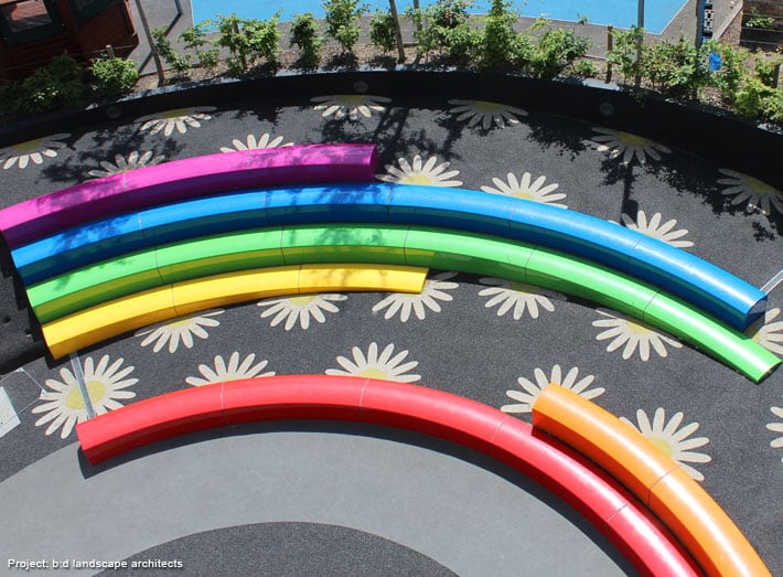 Amphitheatre seating brings everyone together at Emmanuel C of E Primary School