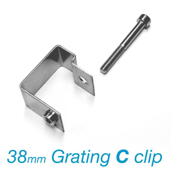 C Clip for 38mm grating