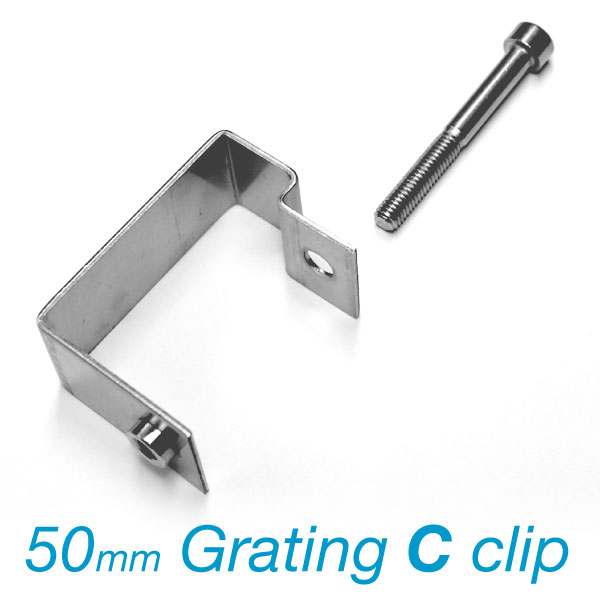 C Clip for 50mm grating