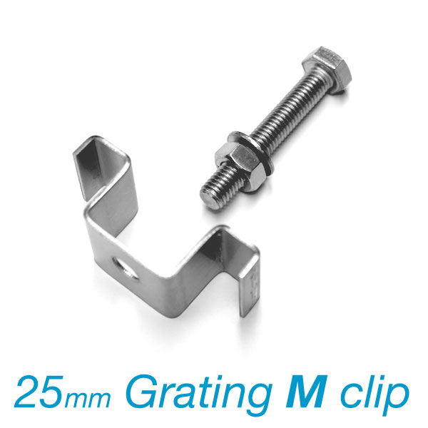M Clip for 25mm grating