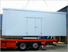 GRP containerised plant rooms