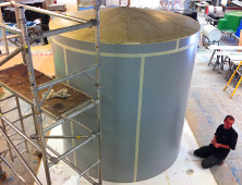 GRP Fibreglass moulded storage tanks