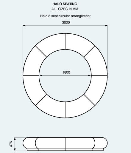 Halo - Modular Circular Seating