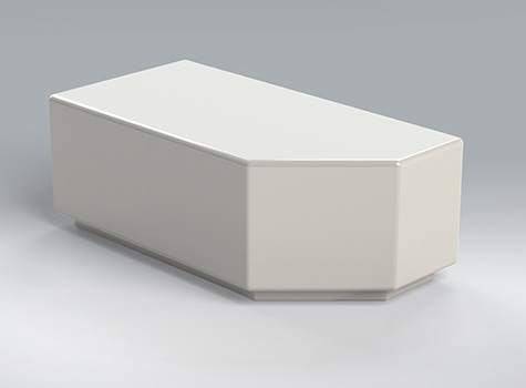 3. Island seating is composite moulded, manufactured in most BS/RAL colours.
