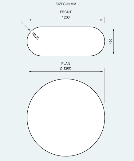 Specification - Pompidou single seat