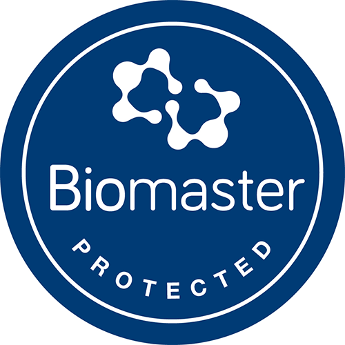 Protected by Biomaster Antimicrobial Additive