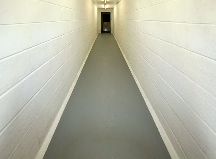 Completed. Sui Generis GRP floor linings are designed to provide a seamless, water-tight barrier.