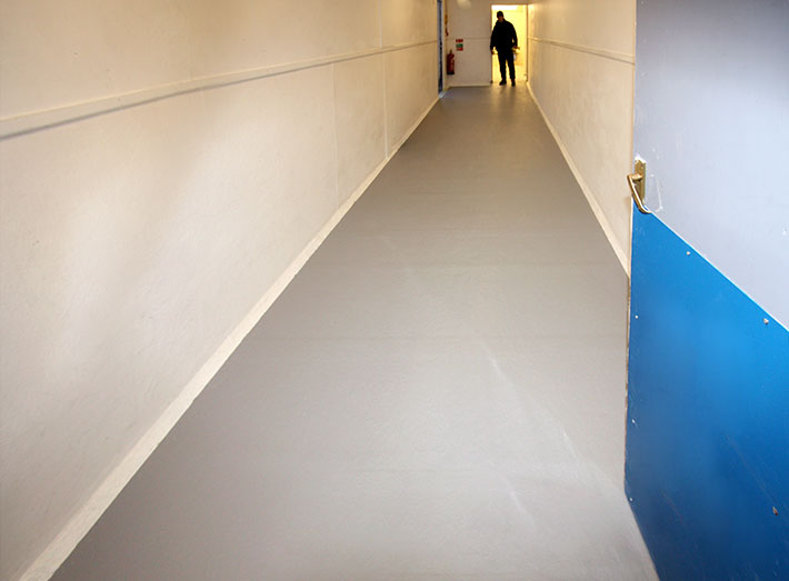 Sui Generis completed a GRP floor lining for a safety equipment supplier.