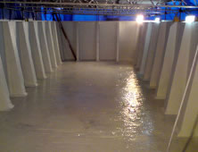 Process water tanks