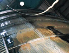 Tank problems: Chemical and corrosion attack creating holes