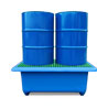 2 Drum Spill Pallet with Forklift Facility