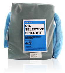 Oil Absorbent Mini Kit in snap handle bag